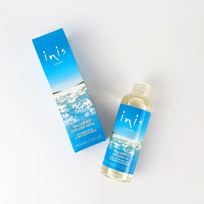 Inis the Energy of the Sea - Reed Diffuser Oil Refill, Replacement Diffuser Oil for Existing Inis Diffusers, Long Lasting Clean Ocean Fresh Aquatic Home Fragrance, 3.3 fl oz