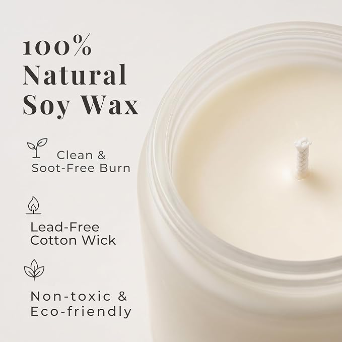 Sympathy Gift for Loss of Loved One - Always in Our Hearts Memorial Candle, Lavender Scented Soy Wax, Bereavement Gifts for Grief Support, 40 Hour Burn Time, Condolence Gift (H102)