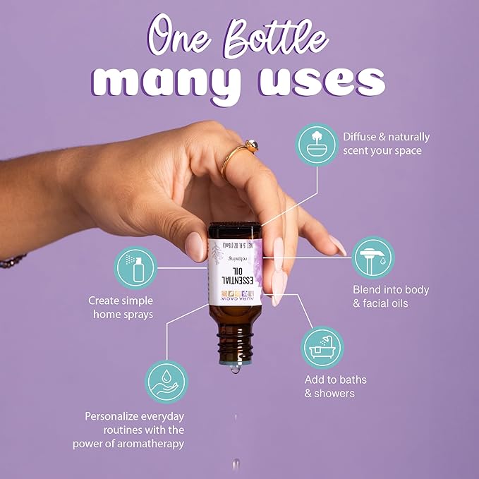 Aura Cacia Certified Organic Pure Vetiver Essential Oil, 0.25 fl. Oz