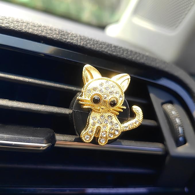 Bling Car Air Freshener Vent Clips, Cute Diffuser Vent Clip Decoration, Unique Car Accessories for Women and Men