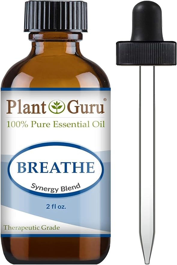 Breathe Essential Oil Blend 2oz Respiratory 100% Pure Therapeutic Grade.