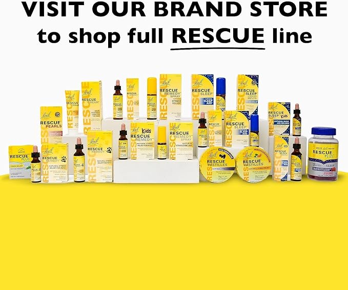 Bach RESCUE REMEDY Spray 7mL, Natural Stress Relief, Homeopathic Flower Essence, Vegan, Gluten and Sugar-Free, Non-Habit Forming