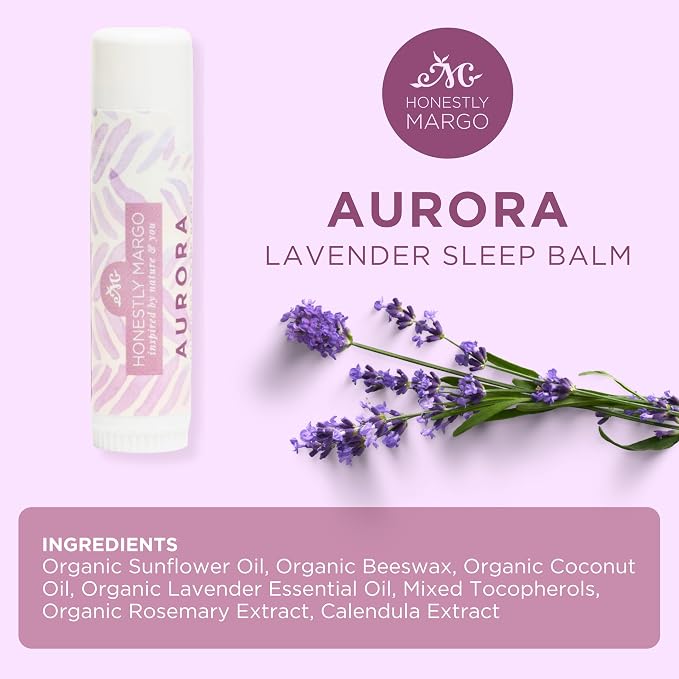 Honestly Margo Aromatherapy Balm Stick (Lavender, Pack of 2) – Organic Lavender Essential Oil, Body Balm & Lip Balm | Aromatherapy Stick & Nasal Stick, Natural Sleep Balm | Relaxation, Women Self Care