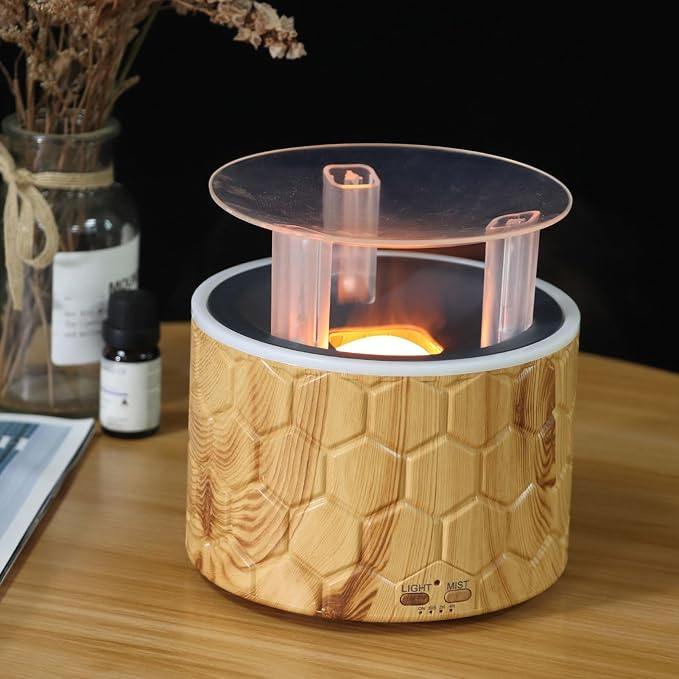 Auto Shut Off Essential Oil Diffuser,3in1 400ml Diffuser Set with Timer 2H 4H 8H for Office Home Bedroom Living Large Room (US Plug 100-240V)