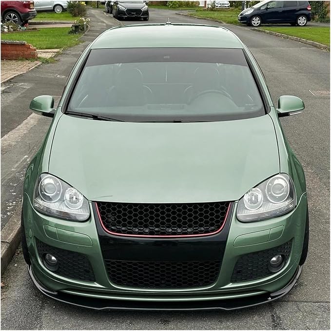 For VW Golf 5 MK5 GTI Jetta GLI 2003-2009 Diffuser Splitter Body Kit Lower Bumper Protector Front Lip Spoiler(Type B)