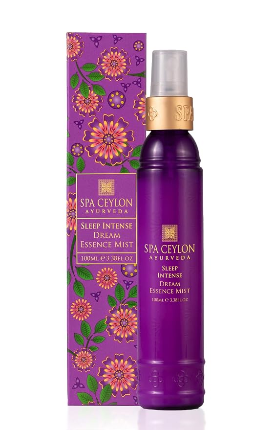 SPA CEYLON Sleep Intense Dream Essence Mist, Lavender Ylang Ylang Body Pillow Spray for Women, Calming Natural Sleep Body Spray, Aromatherapy 100ml