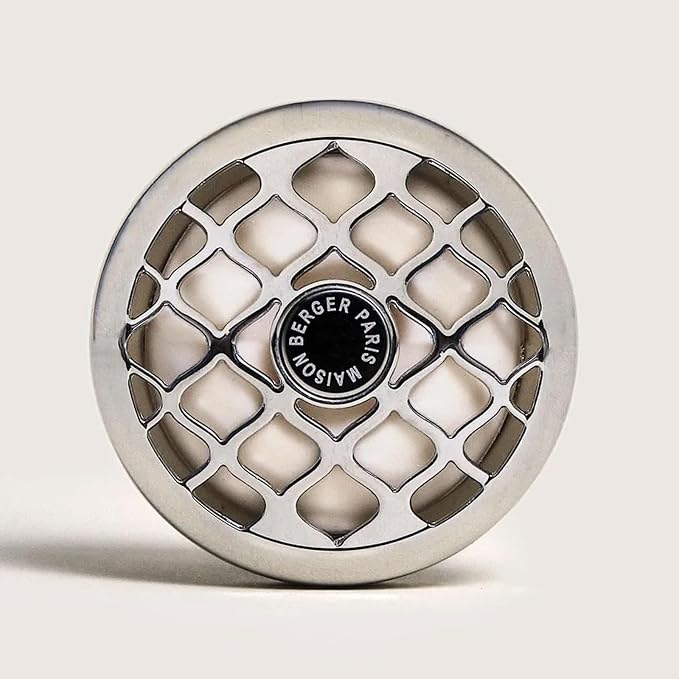 MAISON BERGER Car Diffuser Set, Rosalie Exquisite Sparkle | Sparkling Grapefruit Rose Notes, Refillable Vent Clip with Ceramic Refill, Passive 4-Week Diffusion, Made in France