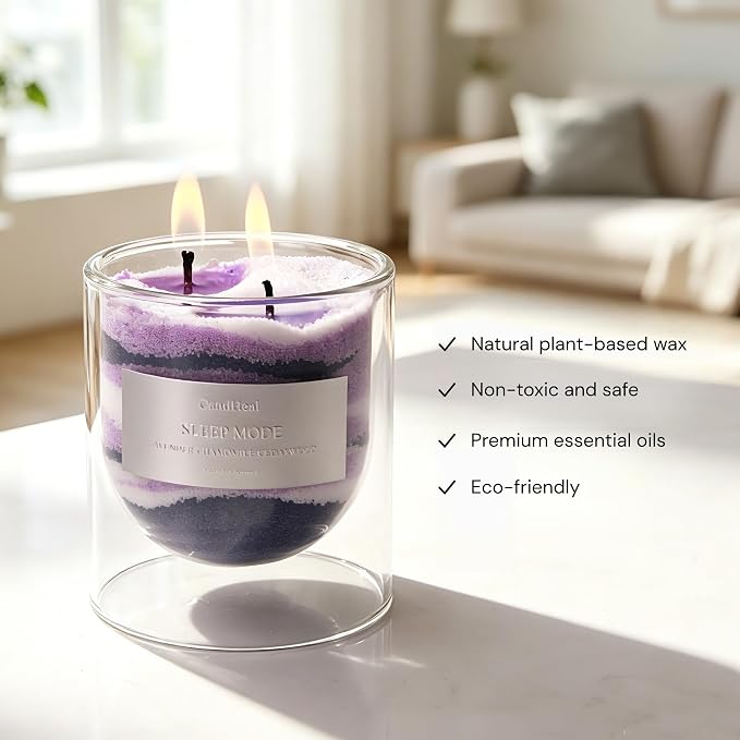 CandHeal Pearled Candle Sand with Wicks,3.3 lb Tea & Jasmine Sand Wax | Plant-based scented candle wax for DIY candle making with clean burning and lasting fragrance, ideal for home décor and gifts