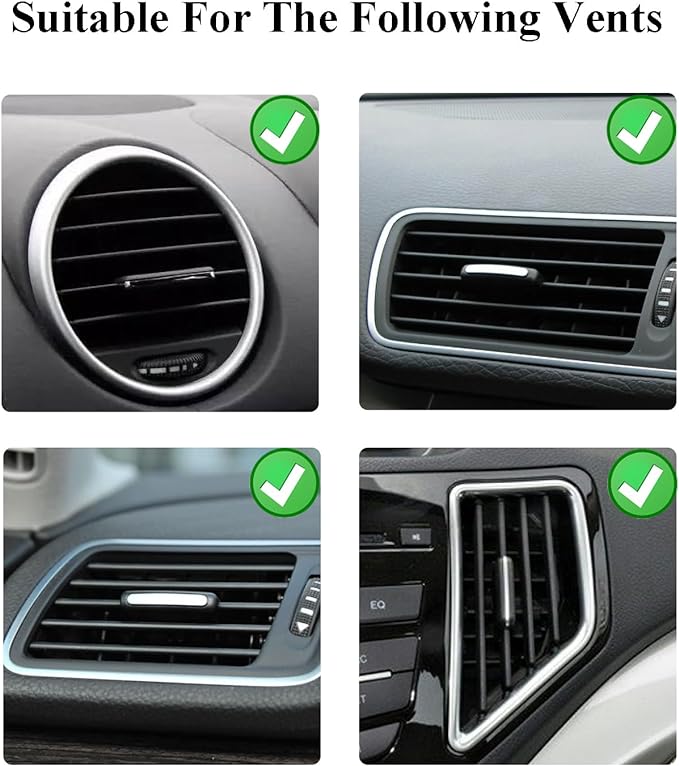 ORIESSE Chick Air Vent Clips Car Air Freshener,White Chicken Car Decor for Women Teens,Wool Felt Girly Accessories,Refillable Essential Oil Diffuser
