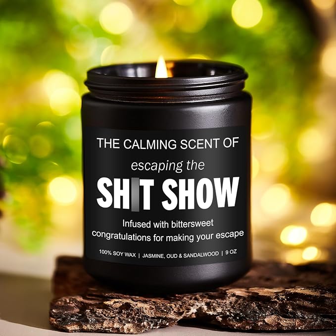Younift Sarcastic Candles, Going Away, Goodbye, Farewell Gifts for Coworkers - Retirement, Coworker Leaving Gifts for Women, Men - Leaving Job, Moving Away Presents for Friends, Boss, Work Bestie