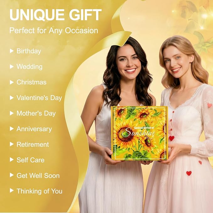 Birthday Gifts for Women Self Care Get Well Soon Gift Baskets, Care Package Gifts Basket for Women Mom Her Best Friends Sister Wife Girlfriend Coworker