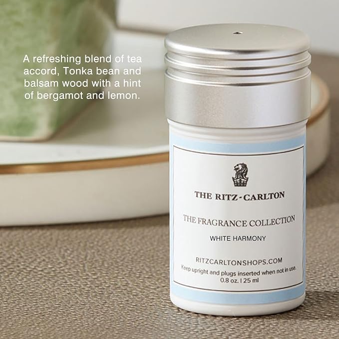 The Ritz-Carlton Room Diffuser Refill - White Tea Harmony - Notes of White Tea, Jasmine, Wild Rose and Thyme