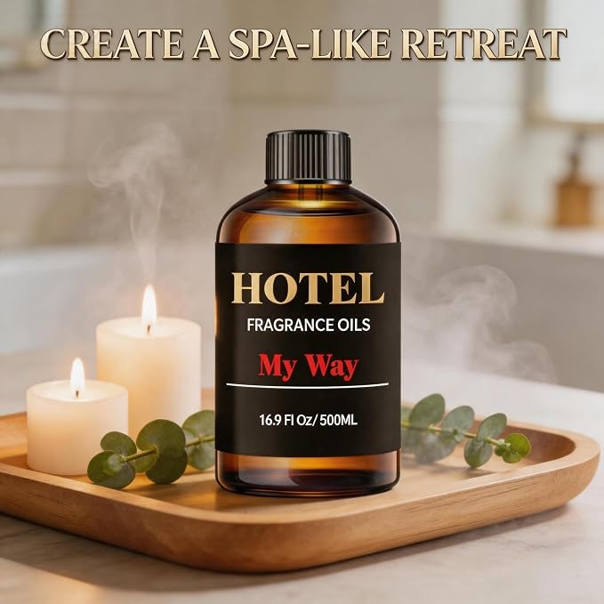 My Way Diffuser Oil Inspired by the 1 Hotel Miami - Sandalwood Suede Soft Woods - Fragrance Oil Blend for Ultrasonic and Waterless Diffusers and Crafting