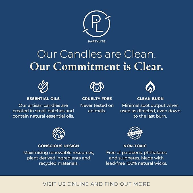 PartyLite Fig Fatale Scented, Notes of Apricot, Green Fig, Peach, Mango, Strawberry and Vanilla,13.2oz 3-Wick Jar Candle, 45 Hour Burn Time, Luxurious Fragrance, Perfect for Gifting