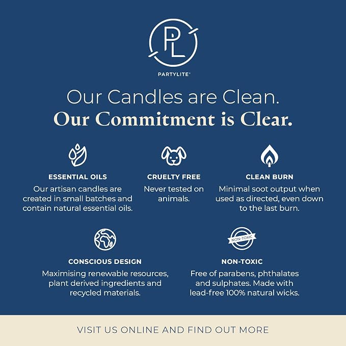 PartyLite Beachside Tiare Scented, Notes of Gardenia, Coconut, Red Hibiscus, Peach & Ylang Ylang, 13.2oz 3-Wick Jar Candle, 45 Hour Burn Time, Luxurious Fragrance, Ideal for Gifting