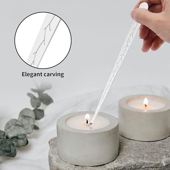 Kirecoo 3 in 1 Candle Accessory Set, Candle Wick Trimmer Cutter, Snuffer, Dipper, Wick Care Kit with Trimmer, Dipper and Extinguisher (Silver)