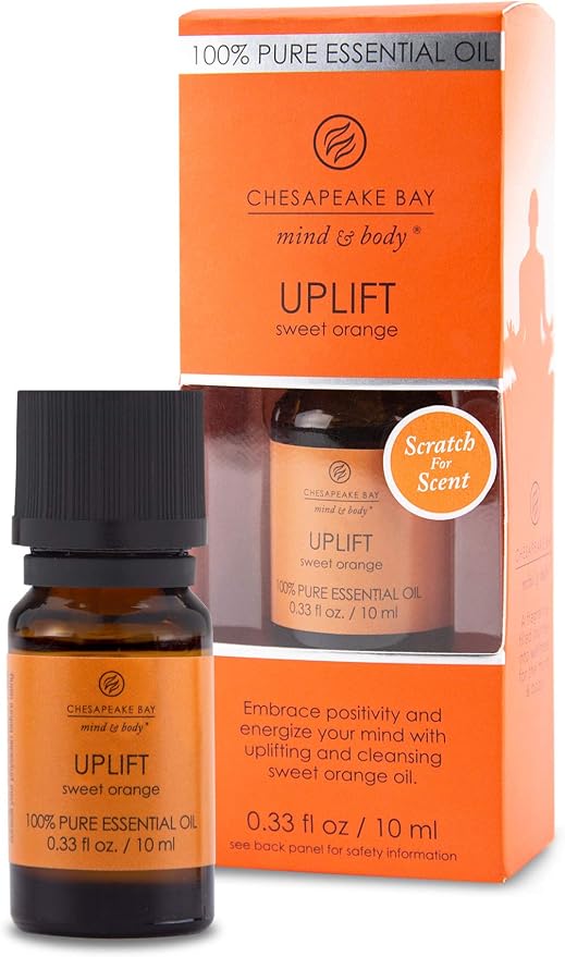 Chesapeake Bay Candle - PT40934 100% Pure Essential Diffuser Oil, 10ml, Uplift (Sweet Orange)