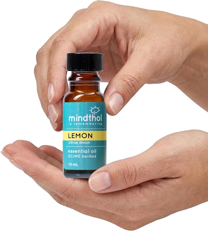 Lemon Essential Oil 15ml - 100% Pure Therapeutic Grade - Natural Aromatherapy for Focus, Mental Sharpness & Mood Refresh