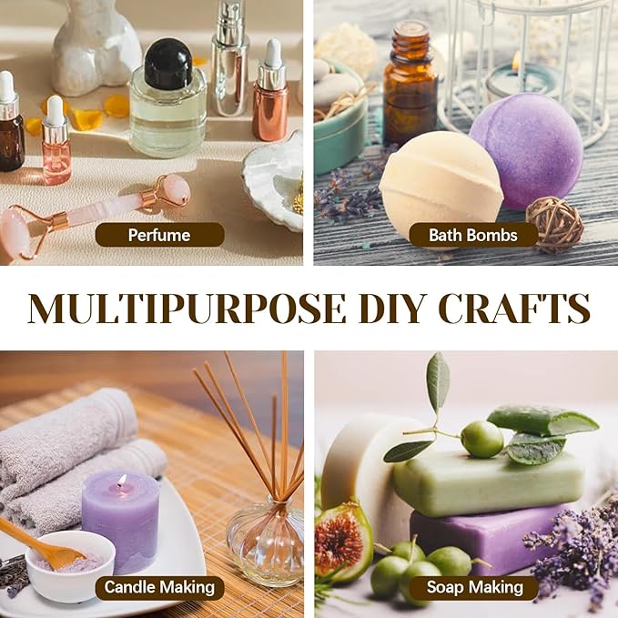 Essential Oil Set 80 Pcs,100% Natural Essential Oils Kit, Perfect for Diffuser, Humidifier, Massage, Soap, Candle Bath Bombs Making, 80 * 5ML(0.17oz), Valentine's Gift for Lover