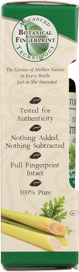 Nature's Answer Pure Organic Essential Oil Citronella, 0.5 Oz