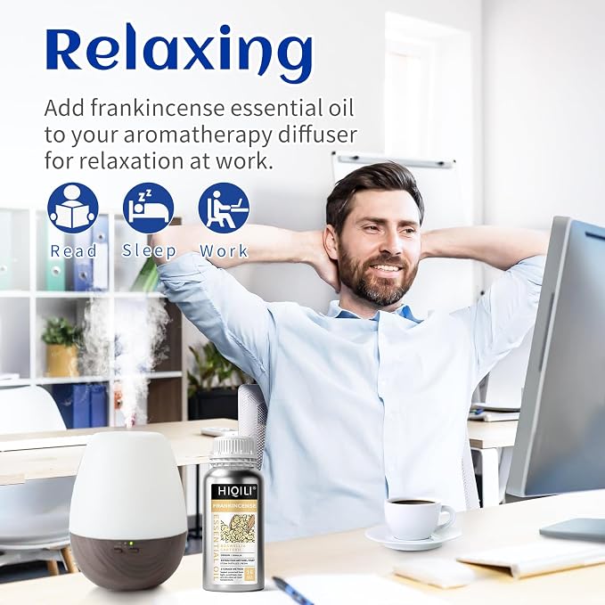 HIQILI 16 Fl Oz Frankincense Essential Oil, for Massage Skin Care, Diffuser, Aromatherapy