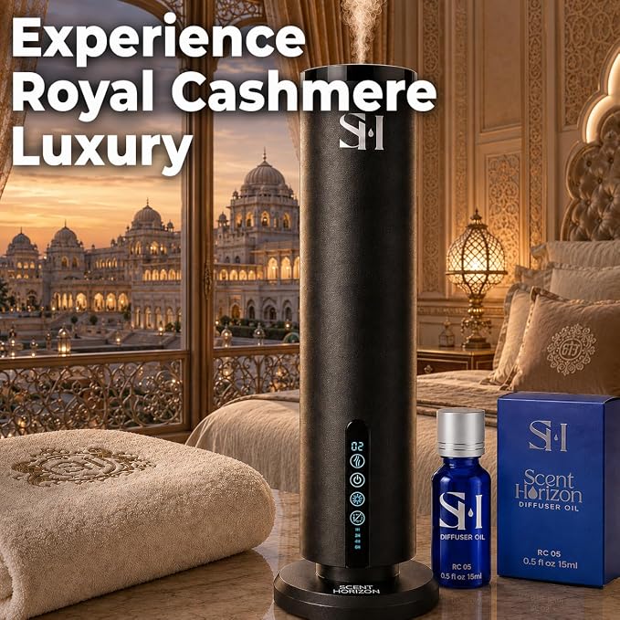 Royal Cashmere RC Hotel 5-Star RC05 Hotel Scent Diffuser Oil | 0.5 Fl oz (15 ml) - Waterless Diffuser Oil Refill & Highly Concentrated Fragrance Oil, Diffuser Oil Scents Luxury, Hotel Oil Diffuser