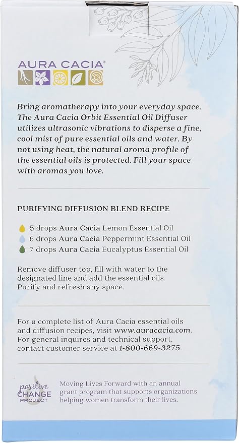 Aura Cacia, Diffuser USB Silver