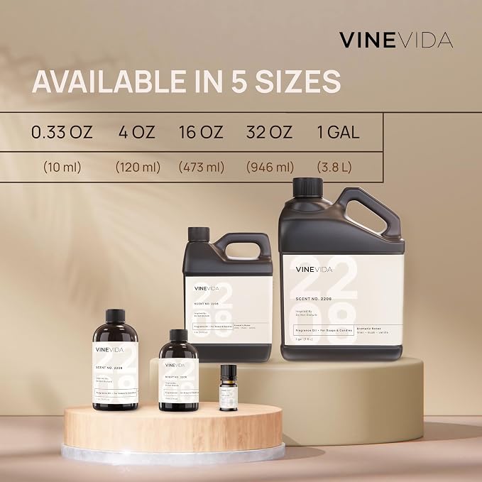 VINEVIDA [4oz] Scent No.1113 Fragrance Oil for Candle Making and Soap Making - Premium Candle Scents for Soy Candles