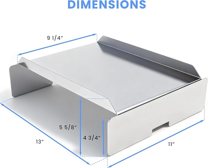 BCA012 Heat Baffle Diffuser Replacement Parts for Traeger Pro 22 Series, Pro Series 34, Tex Elite, Century 22, Heat Diffuser for Z Grill, for Camp Chef Pellet Smoker, Heavy Duty Heat Baffle for Smoker