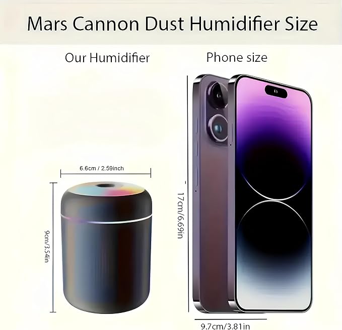 2 in 1 USB Electric Aromatherapy Oil Diffuser Ultrasonic Air Humidifier Mist Maker with Colorful Light for Home Office and Car (White)