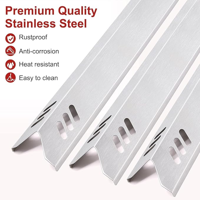Grill Replacement Parts for Dyna Glo DGB610SSP DGF600SSP 6 Burner Grill Models, 6 Pack Heat Tents for Dyna Glo 70-01-608 70-01-179