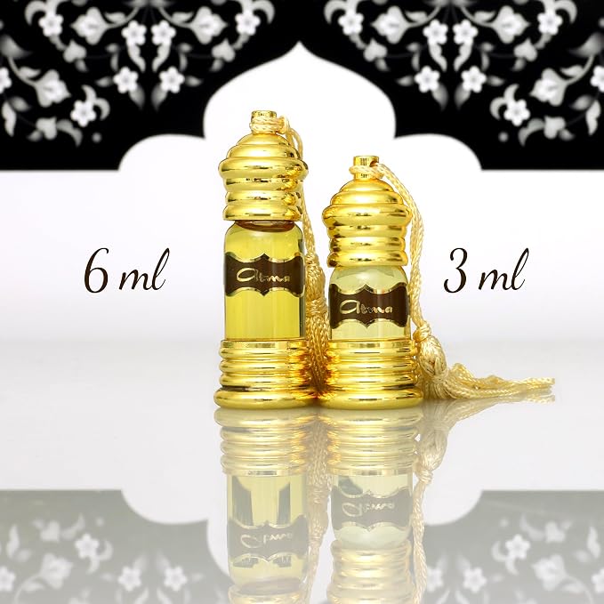 Prabhuji's Gifts Atma Attar Perfume Oil – Unisex Body Fragrance, Essential Oil Blend, Vegan, Long-Lasting Scent, 6 mL