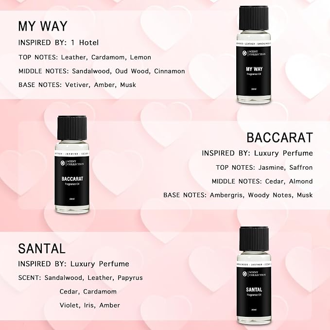 Hotel Diffuser Oil Set-Top 10 Scents 20ml/0.68fl oz Inspired by 5-Star Hotels - Gift Set for Diffuser & Room Scenting - Aromatherapy Oils with Notes of Cardamom, Tuscan Leather, and Sandalwood