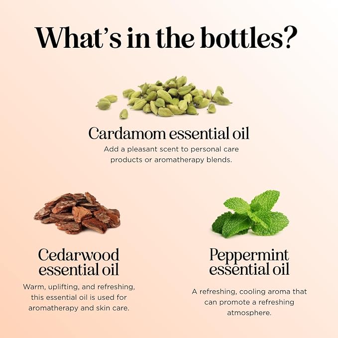 Fall Essential Oils Set for Diffuser - Extra Large 100% Pure Autumn Essential Oil Blends Gift Set with Pumpkin Spice Cedarwood Vanilla Spice & Focus - Aromatherapy Gift for All Occasions (4x30mL)