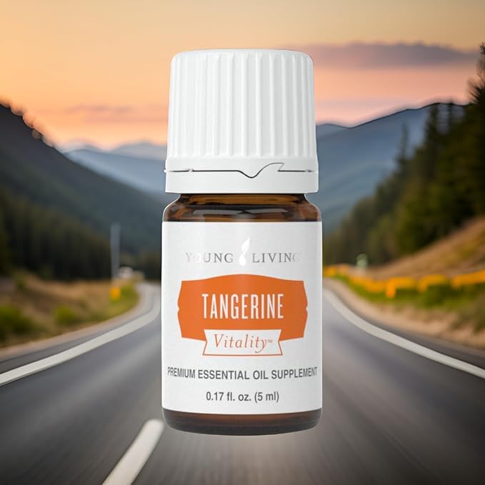 Young Living - Tangerine Vitality Essential Oil 5 ml | Contains Antioxidants | Immune Support & Dietary Supplement | Sweet Citrus Flavor Enhancer for Foods & Beverages