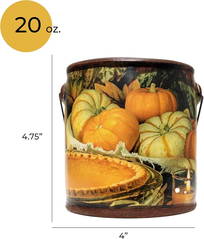 A CHEERFUL GIVER 95hr 20oz Scented Candle - Papa's Pumpkin Pie - Multi-Wick Glass Candle - Gifts for Men and Women