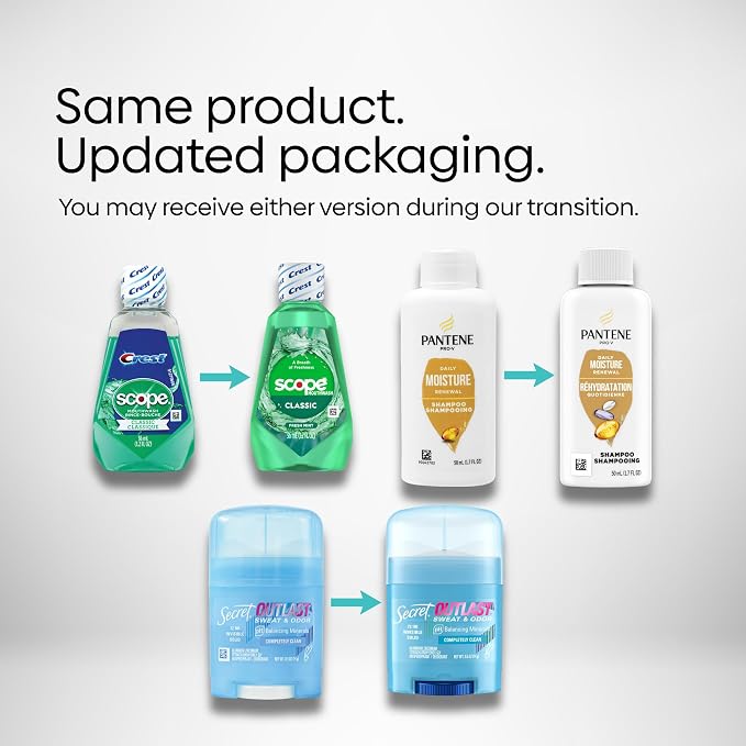 Handy Solutions 9 Piece Resealable Women's Travel Kit