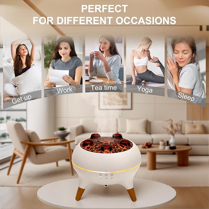 Jellyfish Diffuser, 0.66gal(250ml) Remote Control 7 Colors LED Lights, Easy Clean & Top Fill, Quiet with Ultrasonic, Cool Mist Humidifier for Travel Office Bedroom Baby Nursery