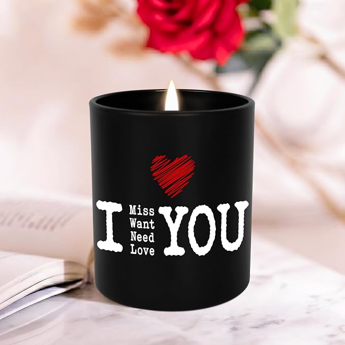 GAUDORA Anniversary Couple Gift for Women Men - Long Lasting Vanilla Lavender Scented Candle 10 oz - Wedding Engagement Birthday Gifts for Him Her Girlfriend Boyfriend Husband Wife