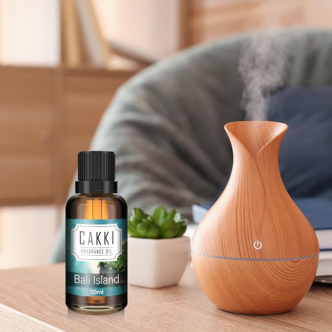 Essential Oils for Diffusers for Home, Scent-Bali Island, Single Large Size 50ml, Cakki Fragrance Oils, for Candle Making, Diffuser Oil Scents