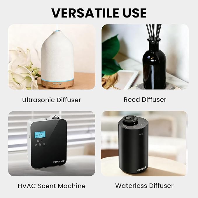 URPOWER 100ml Hotel Collection Diffuser Oil Inspired by The Ritz-Carlton Hotel Scent – Fruity Floral Amber Fragrance Oil, Diffuser Essential Oil for Ultrasonic and Waterless Diffusers