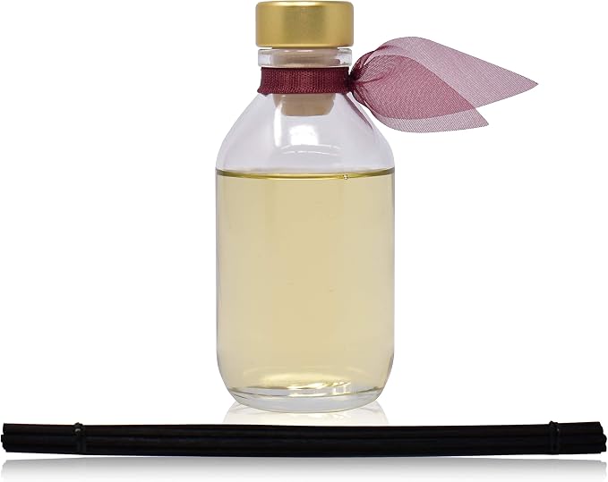Mahogany Teakwood Reed Diffuser Set, Entryway Decor, Home Fragrance | Mahogany, teakwood, and cardamom profile, guest bathroom, living room, entryway, home aroma