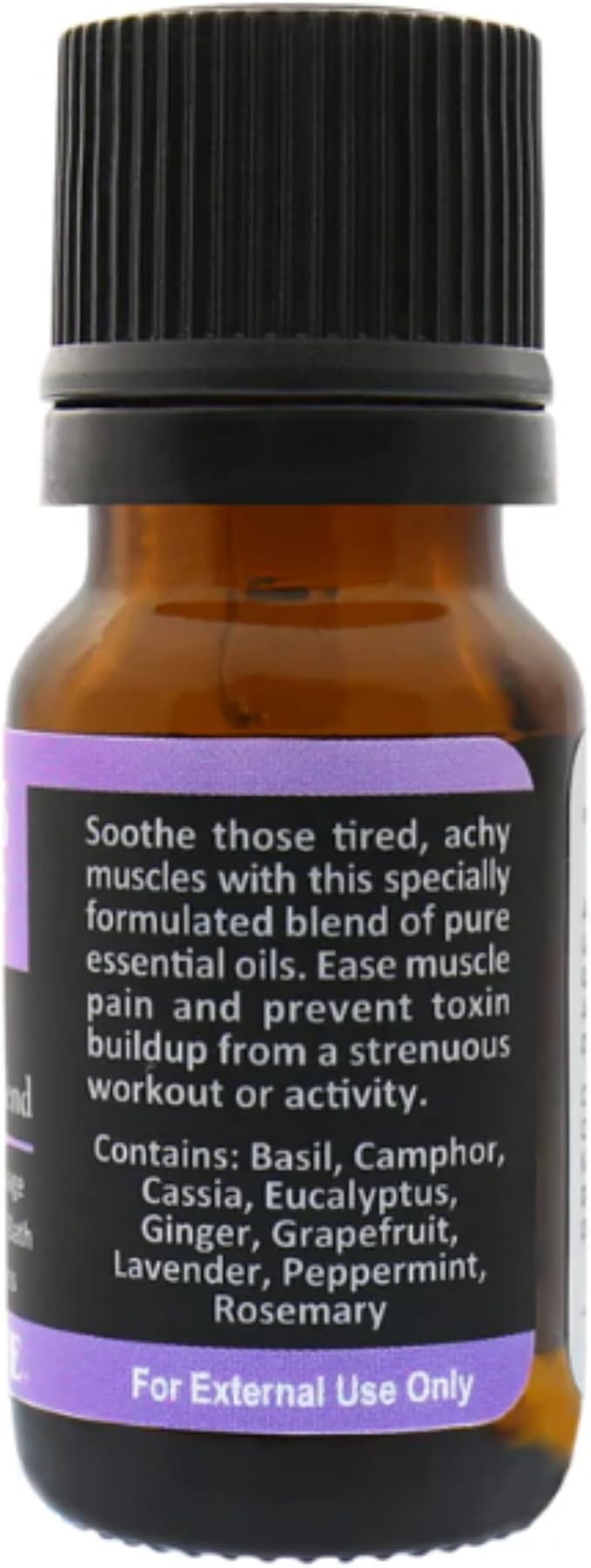 Plantlife Sports Relief Aromatherapy Essential Oil Blend - Straight from The Plant 100% Pure Therapeutic Grade - No Additives or Fillers - Made in California 10 ml