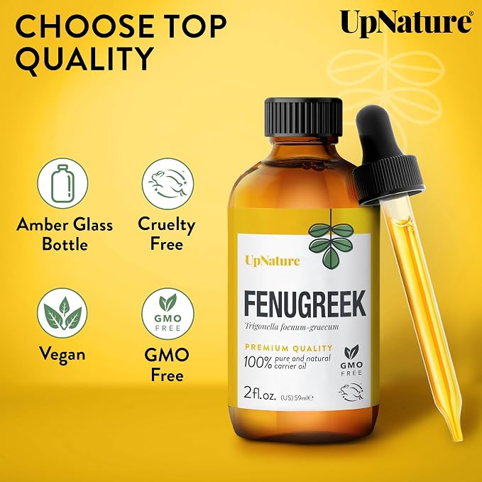 UpNature Fenugreek Oil - 100% Pure Fenugreek Seed Extract Essential Oil, 2oz