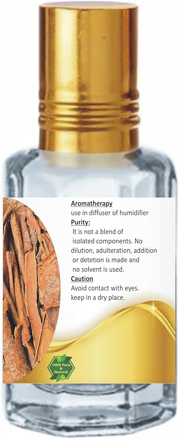 LEVENMOOI Therapeutic Grade Essential Oil – Pure & Natural for Aromatherapy, Humidifiers, Diffusers & DIY Uses (10ML, Cinnamon)