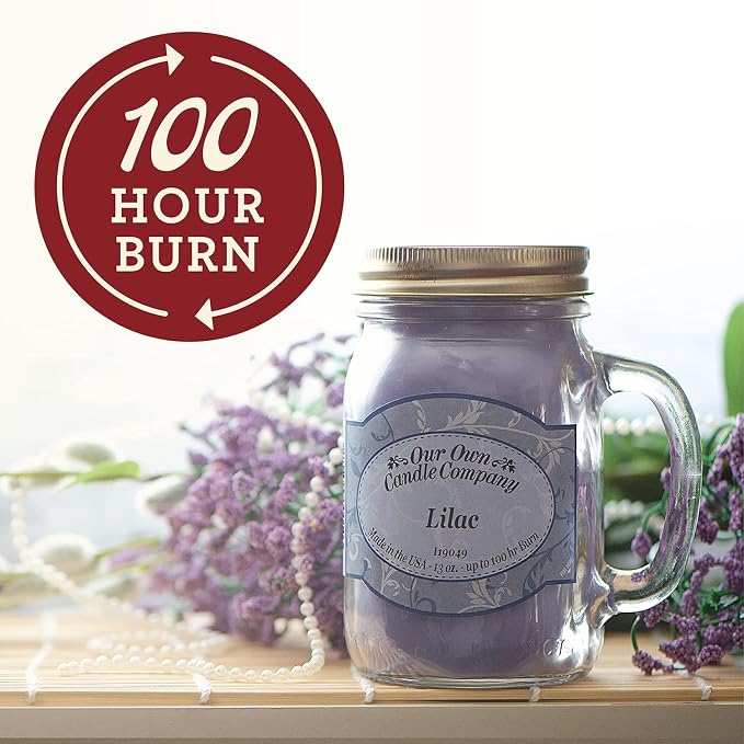 Our Own Candle Company, Banana Split Scented Mason Jar Candle, 100 Hour Burn Time, 13 Ounces
