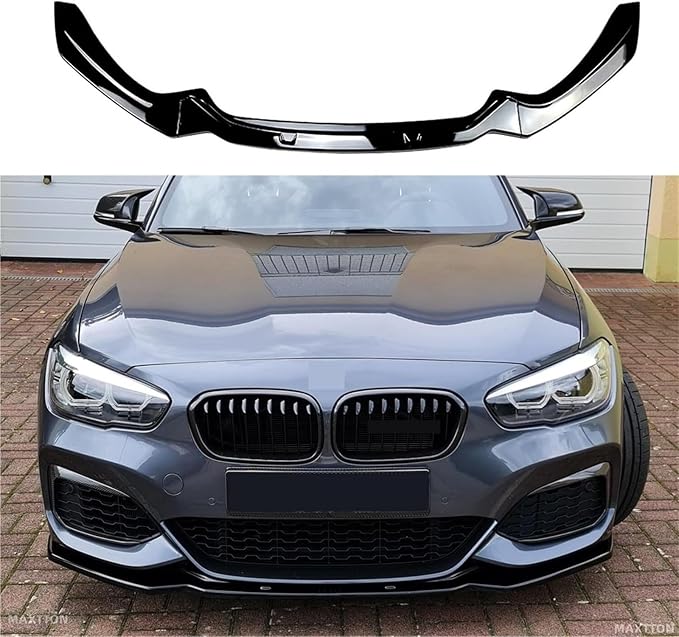 3Pcs Front Bumper Splitter Lip For BMW F20 F21 118i 120i M135i M140i Performance 2015-2019 Car Spoiler Diffuser Body Kit(Carbon Look)