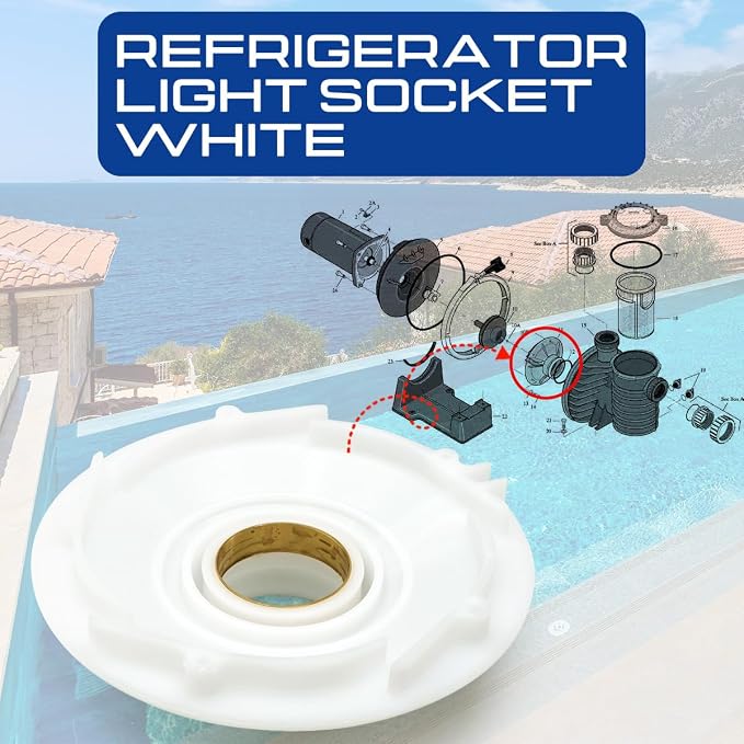 C1-271P1 Diffuser for Pentair Sta-Rite Max-E-Pro Series Inground Pool and Spa Pump Models, Fits 3/4HP - 1-1/2HP Pool Pump Diffuser