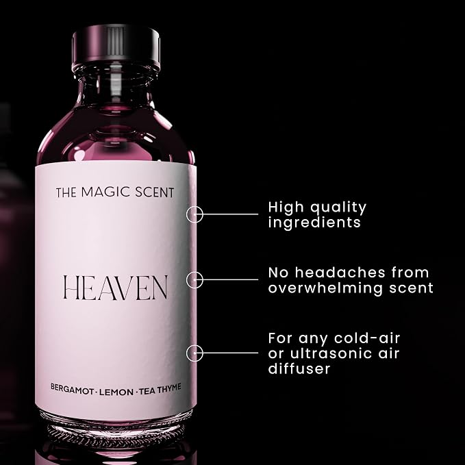 The Magic Scent Heaven Diffuser Oil - Hotel & Home Luxury Scents Inspired by Inspired by The Aria Hotel, Las Vegas - Diffuser Oil Scents for Home Designed for Use in All Diffusers - 16.9 fl oz, 500 mL