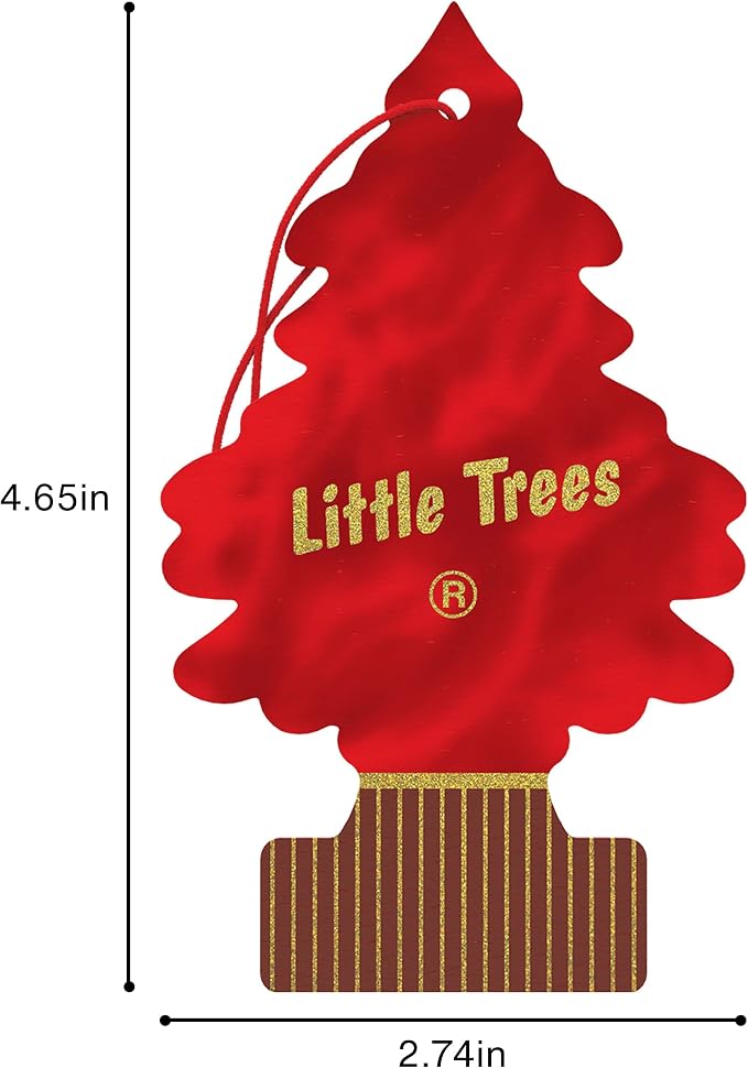 LITTLE TREES Car Air Freshener | Hanging Tree Provides Long Lasting Scent for Auto and Home | Tailored for Him, 24 Air Fresheners